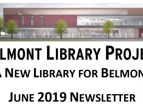Belmont Library Project Newsletter: June 2019