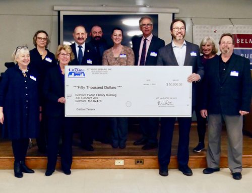 Belmont Library Building Project Receives $50,000 Donation From CitySide Subaru